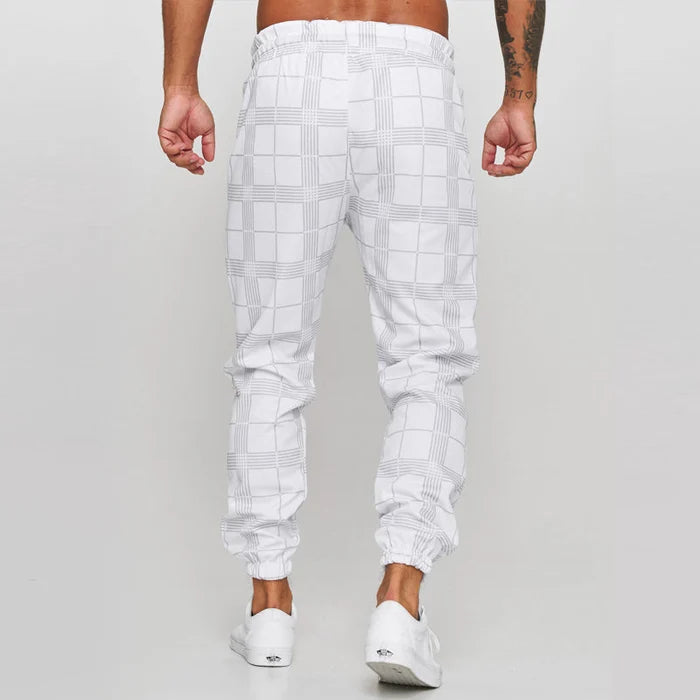 Strechy - 3D Digital Plaid Hose für Männer